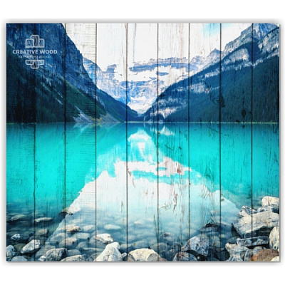 Картины Природа - Озеро в горах, Природа, Creative Wood Картины Природа - Озеро в горах, Природа, Creative Wood
